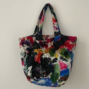 MZ Wallace Medium Metro Tote in Paint Splatter Print